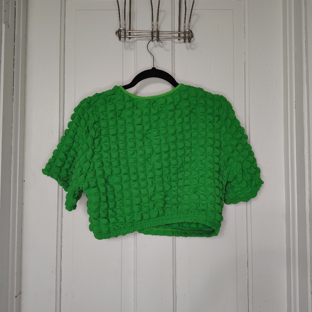 Cute And Flirty Two Piece Green Set Size XL - Picture 6 of 8